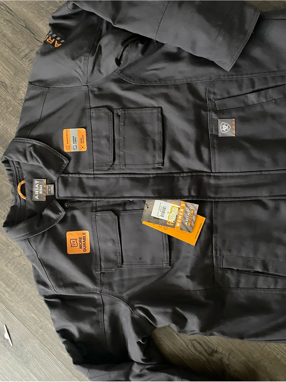 Ariat Men's Gray Work Shirt Jacket